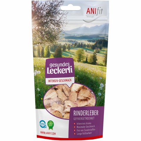 Hund Katze Hundefutter Snacks Rinderleber 35g 1 Stück -1- Anifit